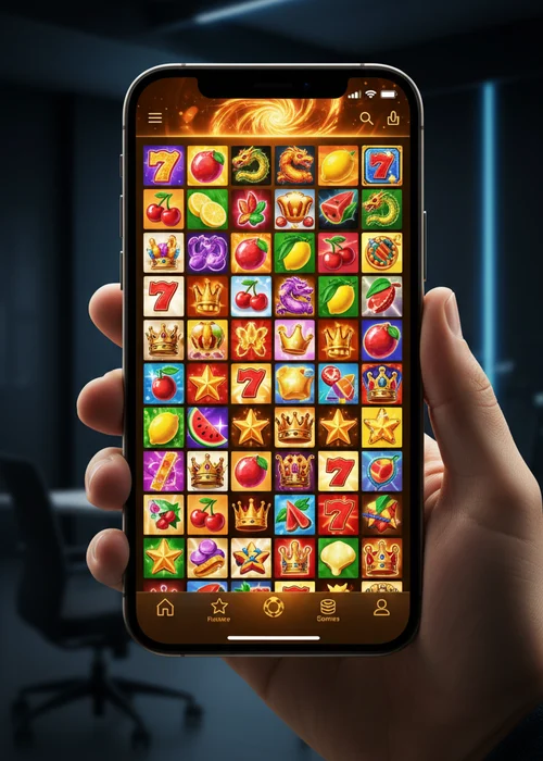 Übersicht des BetandSpin Casino Startbildschirms mit Willkommensbonus und beliebten Slots